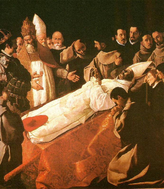 Francisco de Zurbaran death of st. buenaventura Spain oil painting art